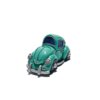 Toy car ashtray blue