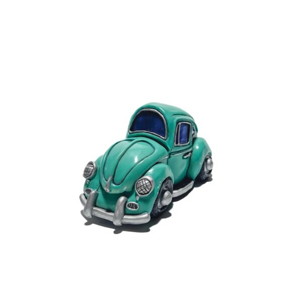 Toy car ashtray blue