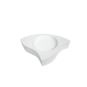 White ceramic tray