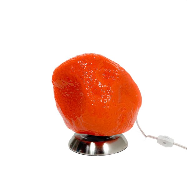 Glass object table lamp