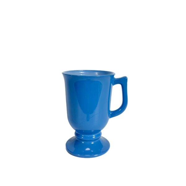 Heat resistant glass mug "blue"