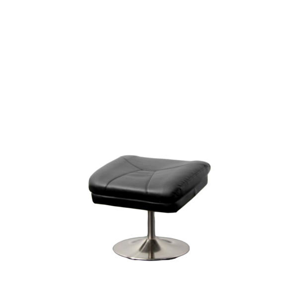 PVC leather ottoman