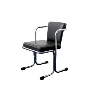 Chrome frame chair