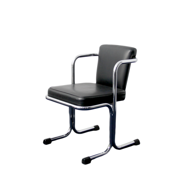 Chrome frame chair