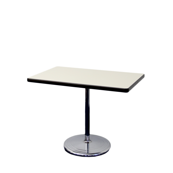 White cafe table