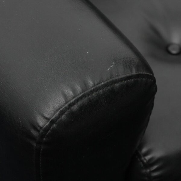 PVC leather square 1p sofa - 画像 (12)