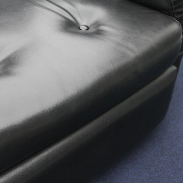 PVC leather square 1p sofa - 画像 (7)