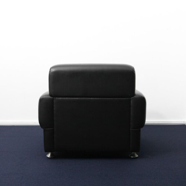 PVC leather square 1p sofa - 画像 (4)