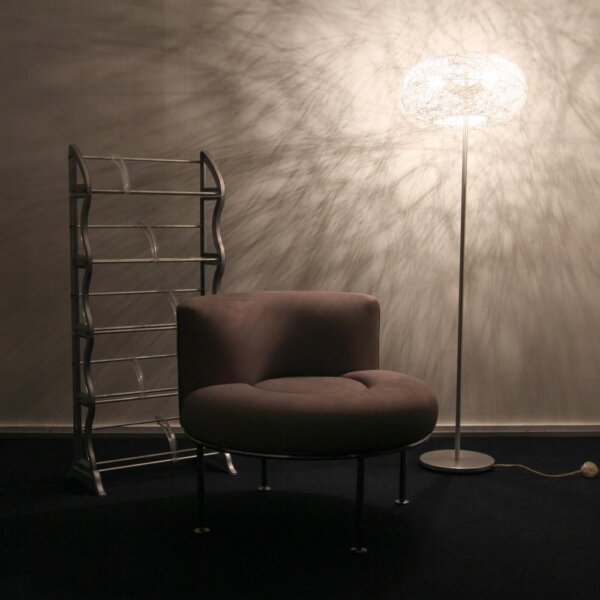 Fabric swivel 1p sofa - 画像 (2)