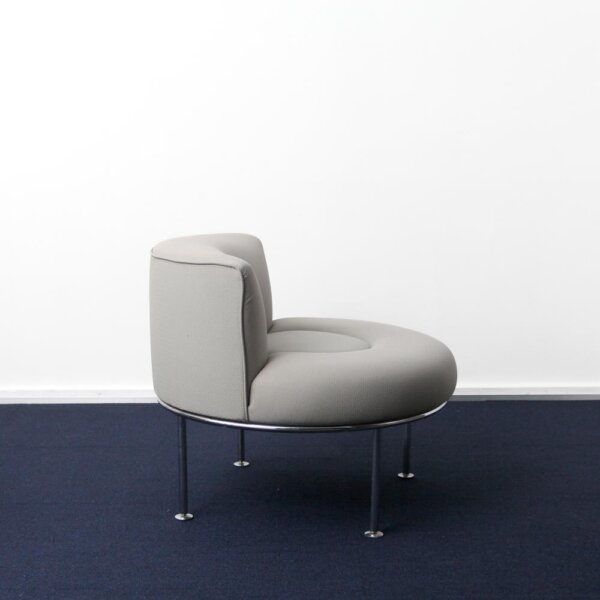 Fabric swivel 1p sofa - 画像 (6)