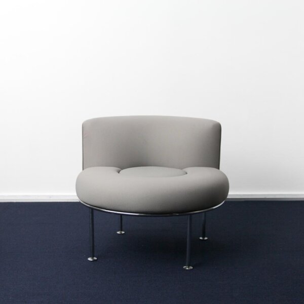 Fabric swivel 1p sofa - 画像 (3)