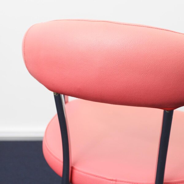 PVC leather arm chair "pink" - 画像 (9)