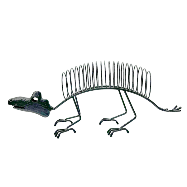 Dinosaur wire rack