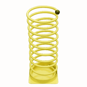Spring umbrella stand