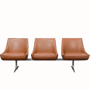 3 seats lobby bench
