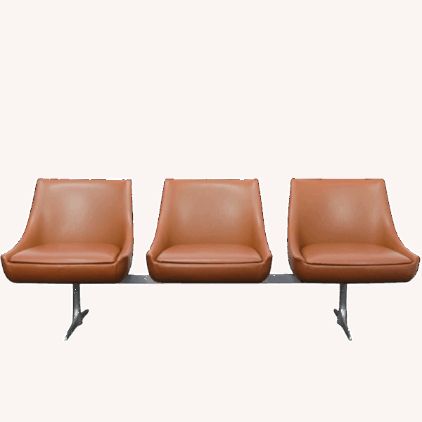 3 seats lobby bench