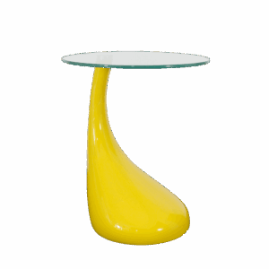 Curved side table