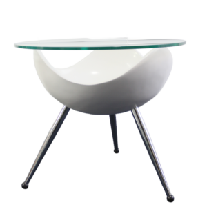 Melamine bowl side table