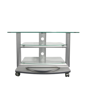 Rotating Glass Media Console