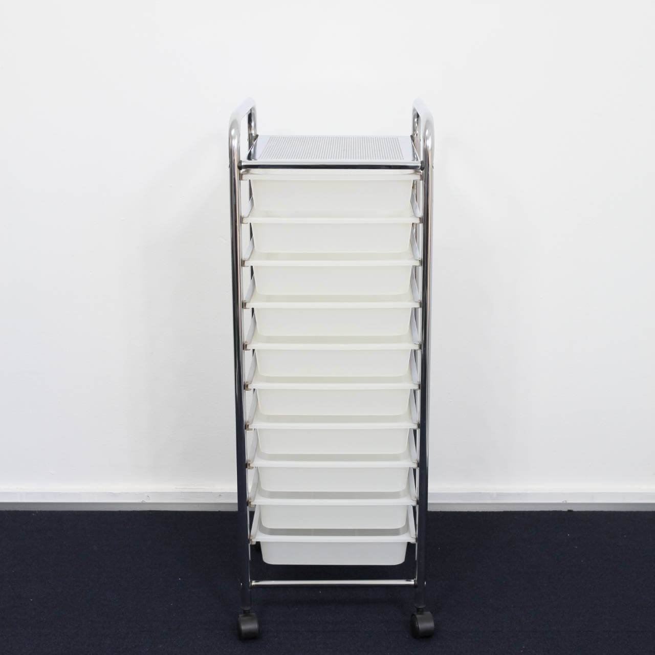 Multi Drawer Chrome Wagon - 画像 (2)