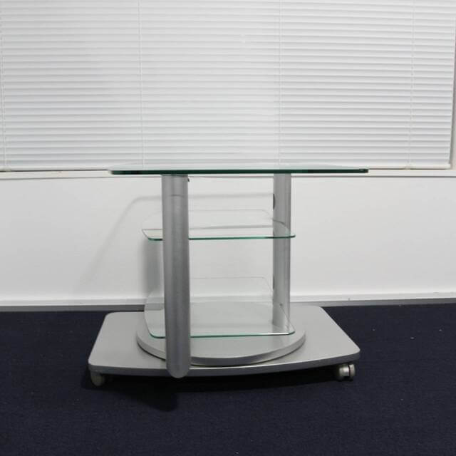 Rotating Glass Media Console - 画像 (3)