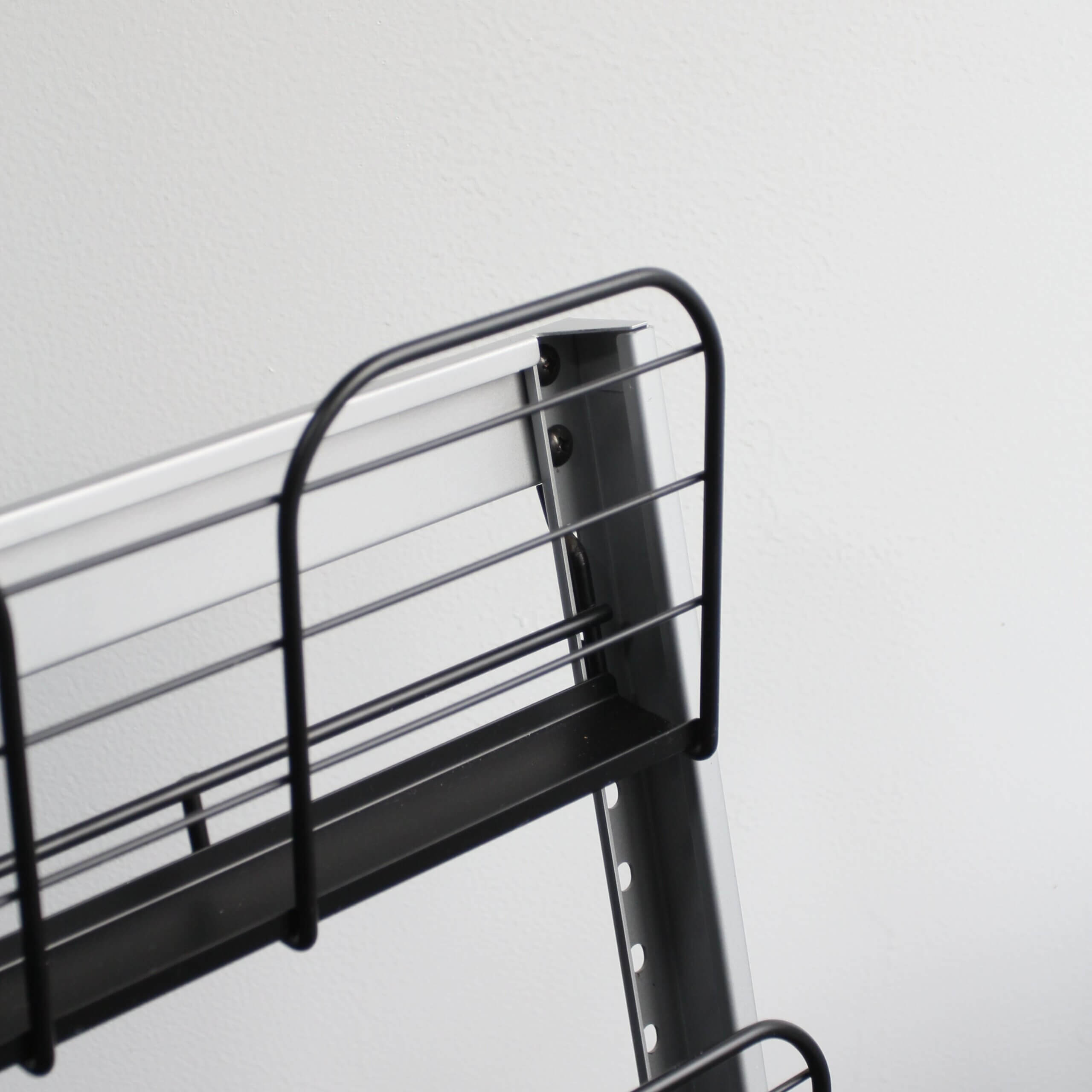 Metal wire magazine rack - 画像 (10)