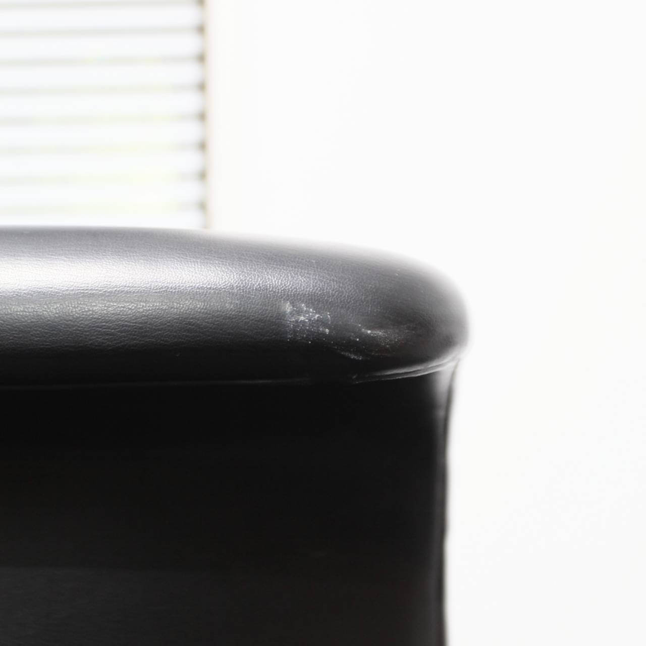 PVC Leather 3P Bench Sofa - 画像 (11)