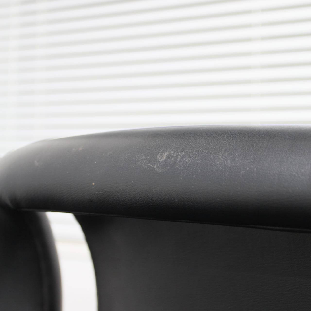 PVC Leather 3P Bench Sofa - 画像 (12)