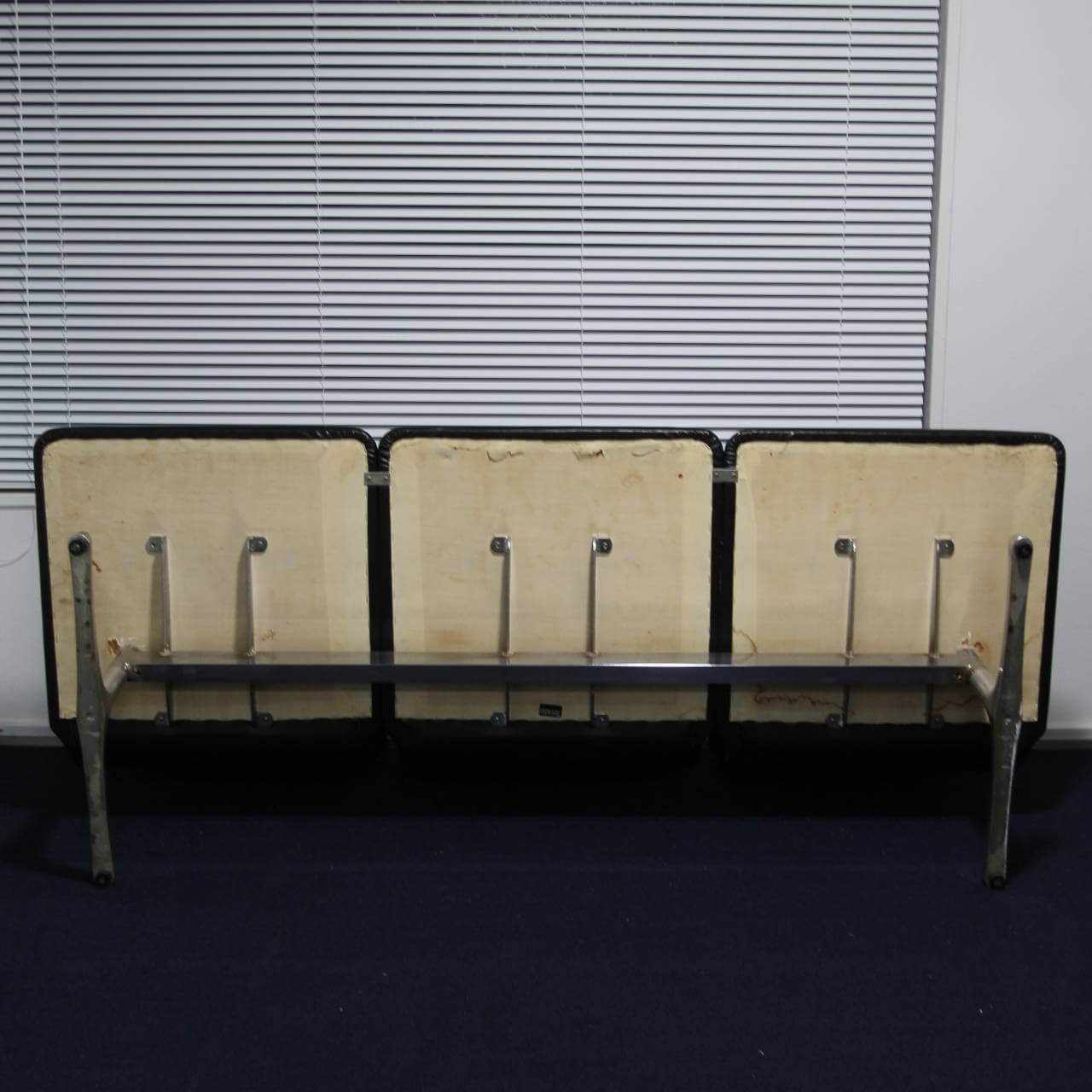 PVC Leather 3P Bench Sofa - 画像 (14)