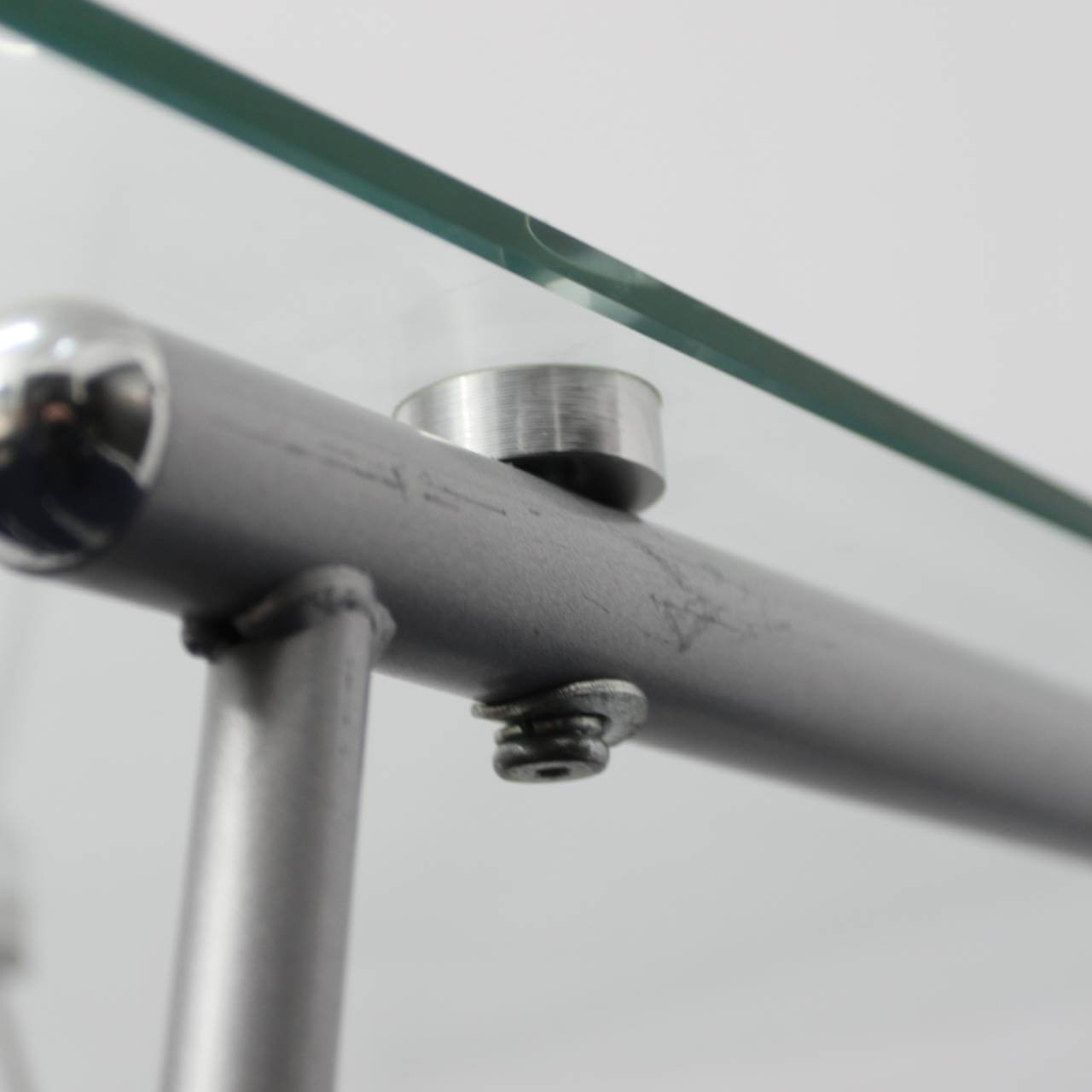 Wire Frame Glass Cafe Table - 画像 (5)