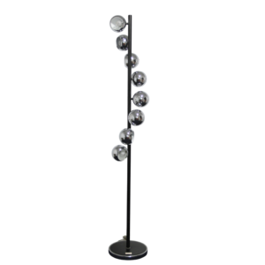 8 Shade Chrome Floor Lamp