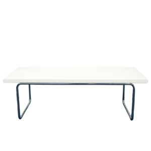 Chrome Frame Melamine Table