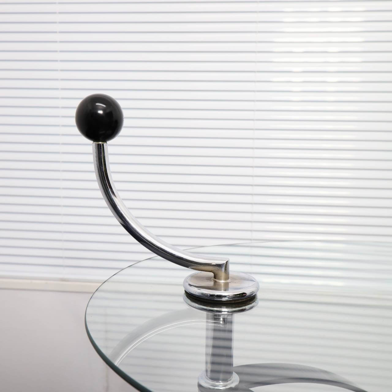 Glass Top Trolley Table - 画像 (7)