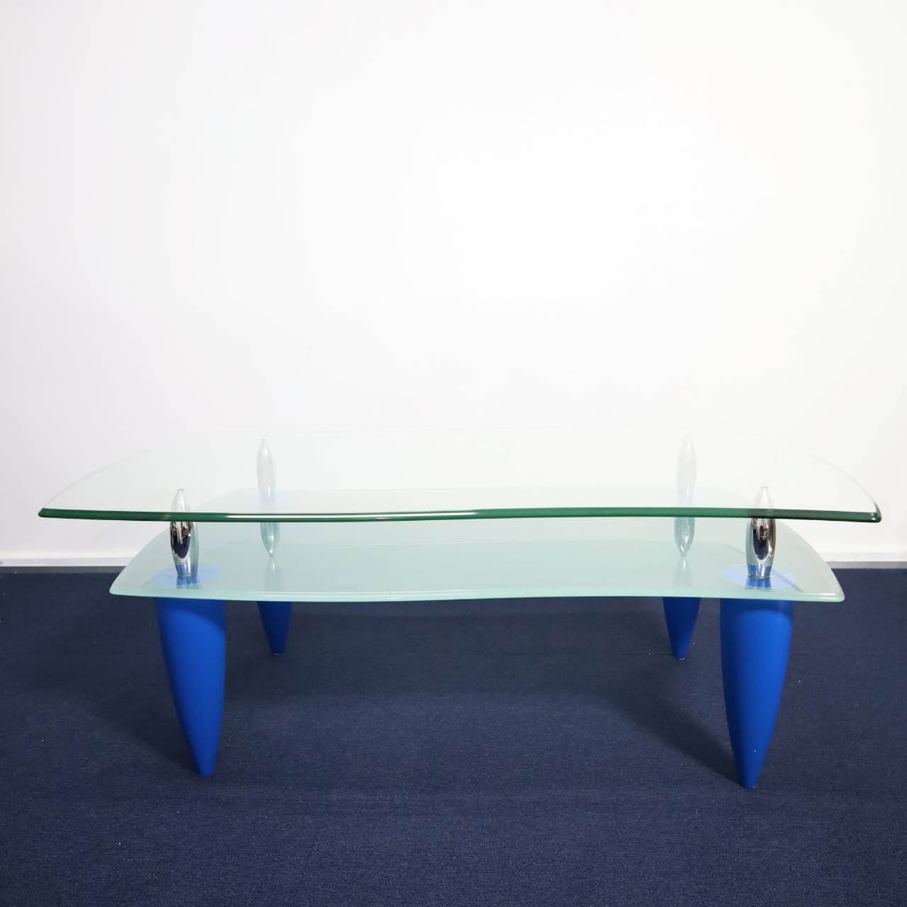 Curve Glass Center Table - 画像 (2)