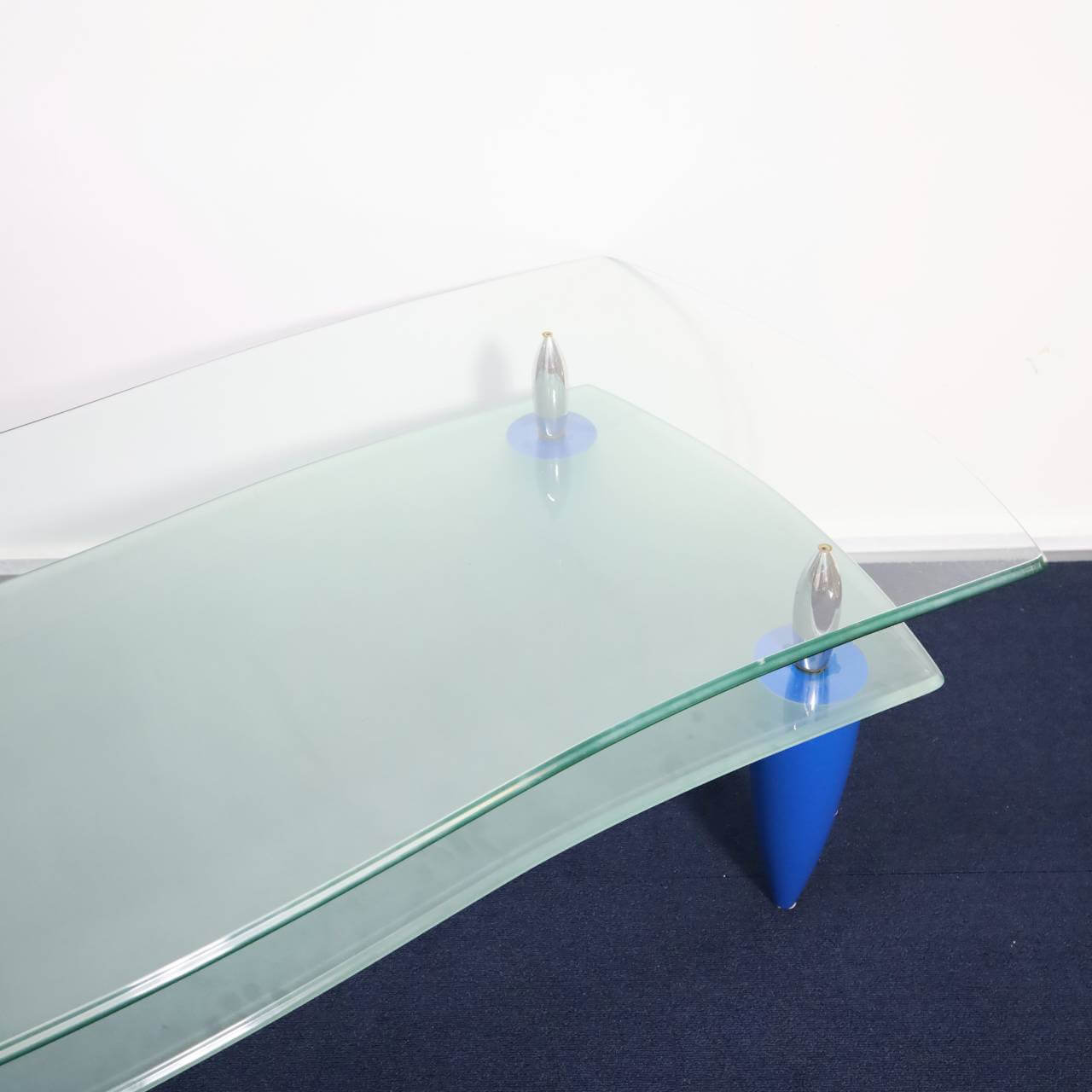 Curve Glass Center Table - 画像 (5)
