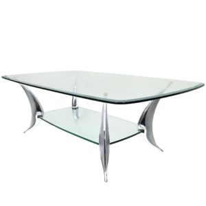 Blade Leg Glass Center Table