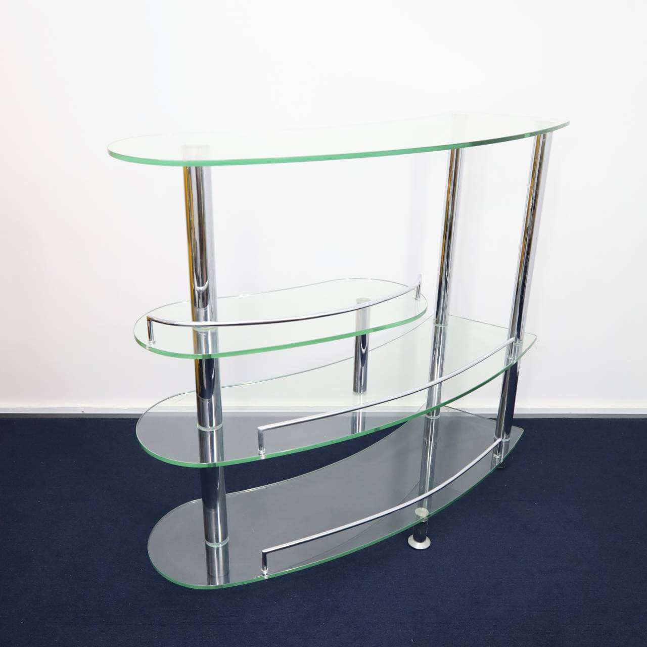Curve Glass Counter Shelf - 画像 (2)