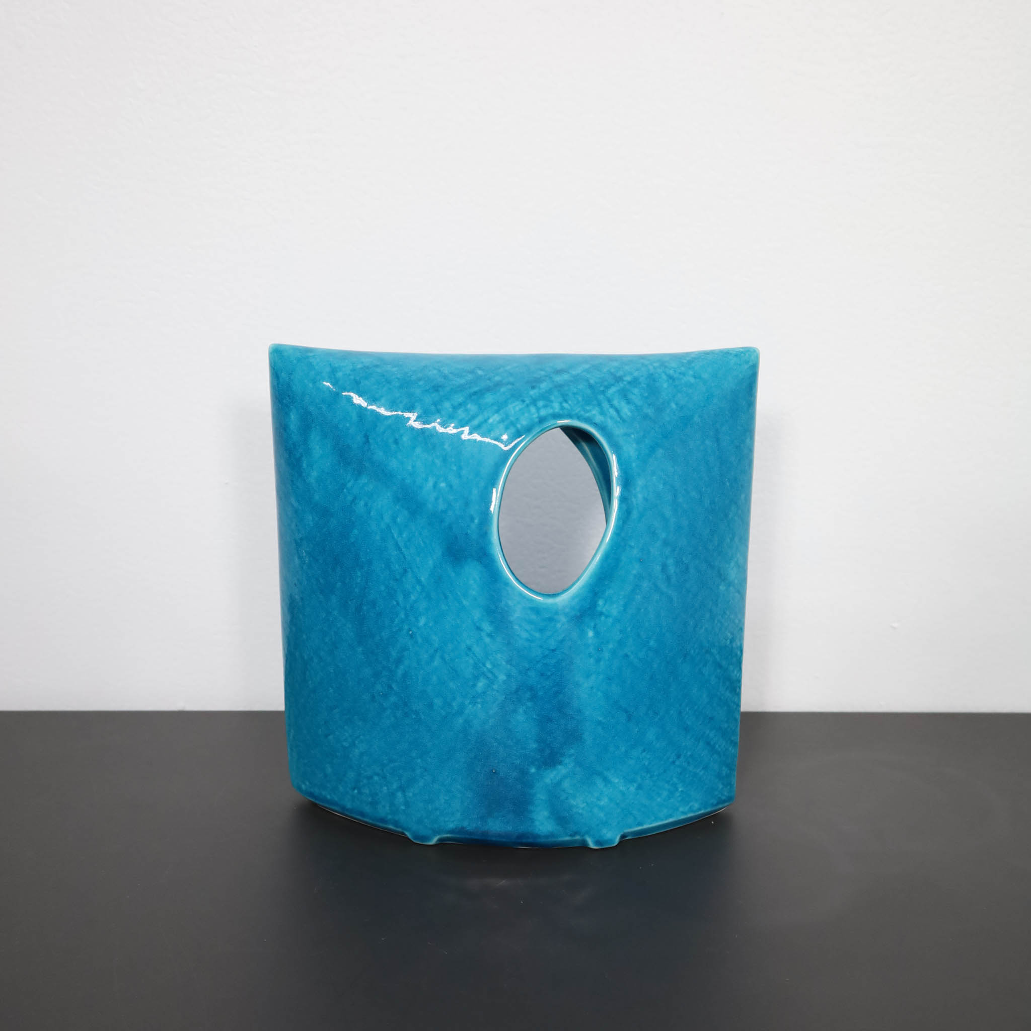 Japanese Modern Vase "Orbit bule" - 画像 (4)