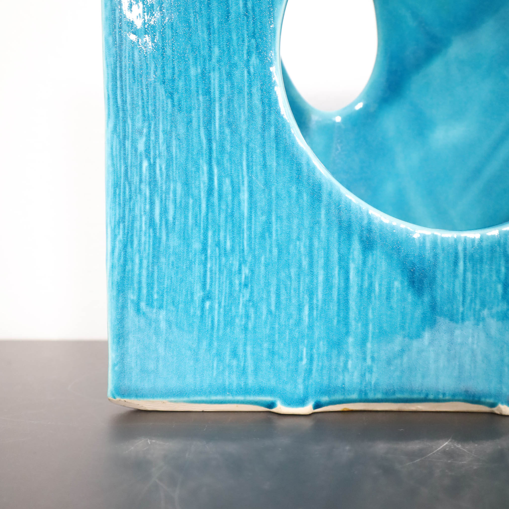 Japanese Modern Vase "Orbit bule" - 画像 (7)