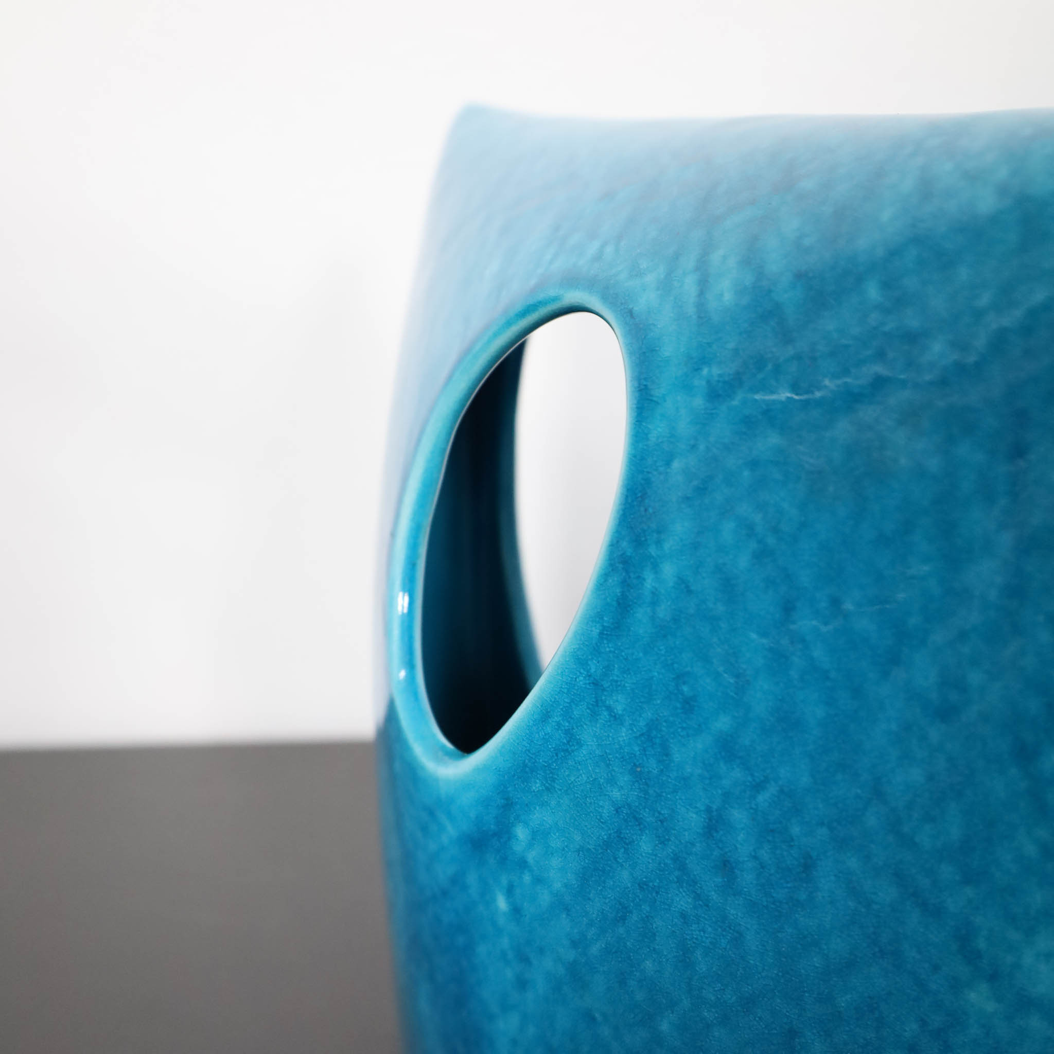 Japanese Modern Vase "Orbit bule" - 画像 (8)