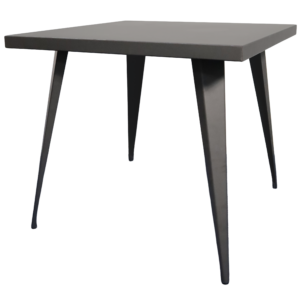 Tapered Steel Square Table