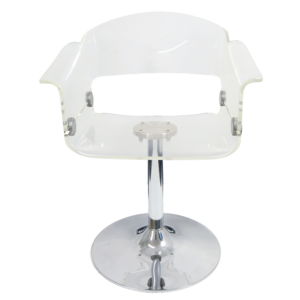 Acrylic Split Swivel Chair